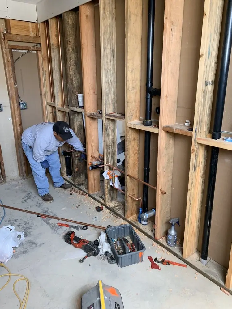 Commercial rough-in plumbing for Water Heater Replacement in Orange Grove Estates
